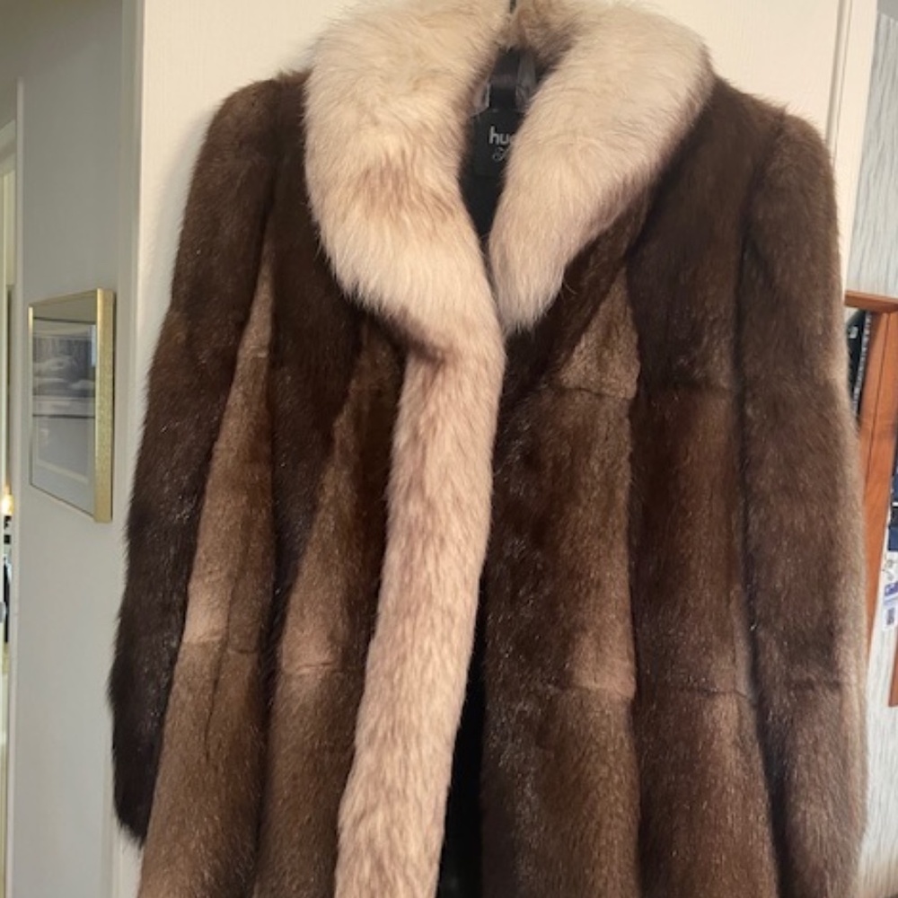 Real Fur Jacket  Size M  Fox and Muskrat Never Worn
